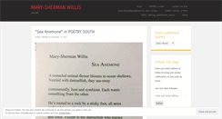 Desktop Screenshot of maryshermanwillis.com